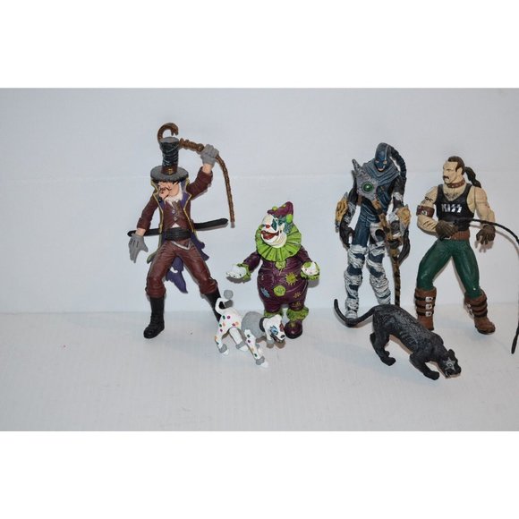 Vtg KISS Psycho Circus Action Figures Jester ring Master animal  McFarlane  Lot - Picture 2 of 12